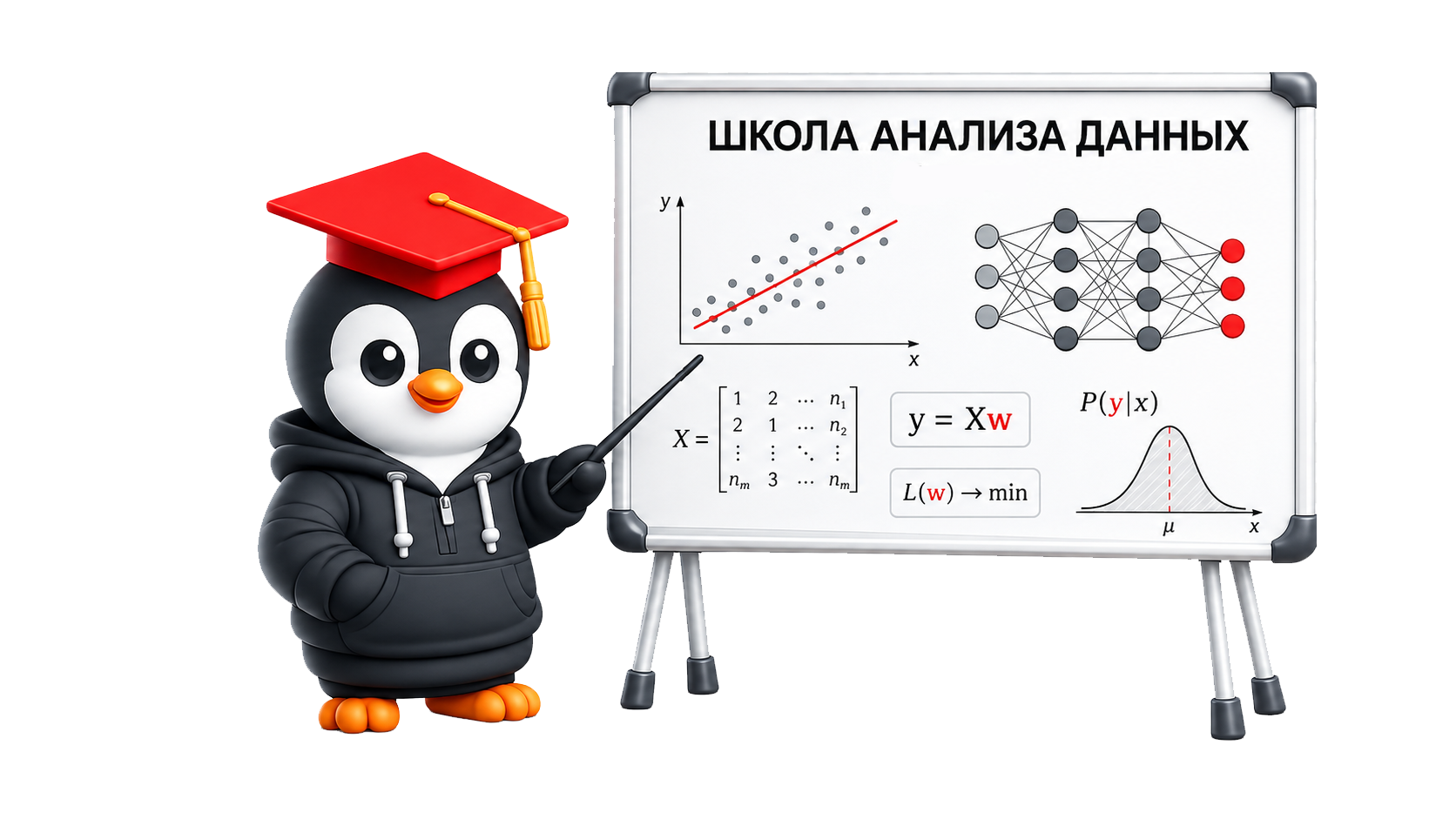 Пингвин курса по линейной алгебре для ШАД