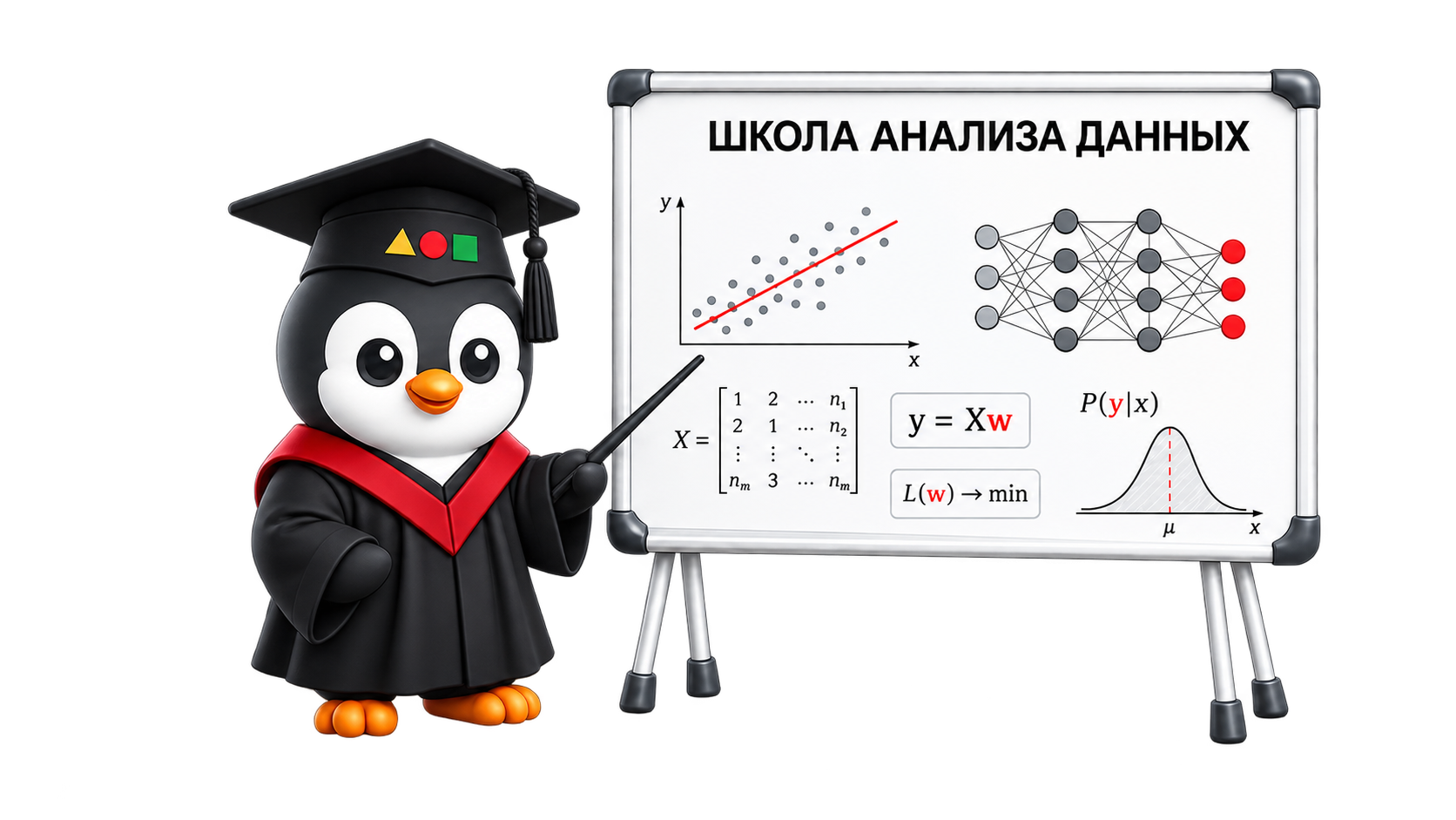 Пингвин курса по анализу данных для ШАД